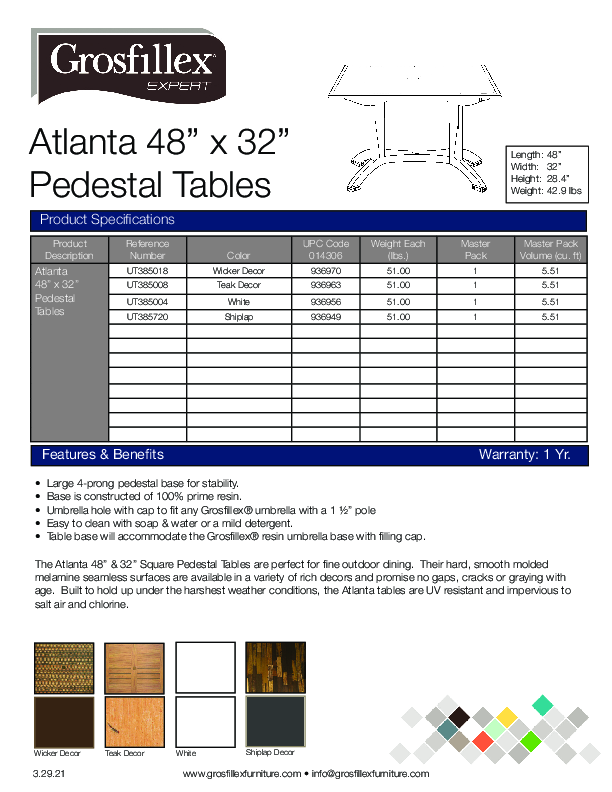 Cutsheet