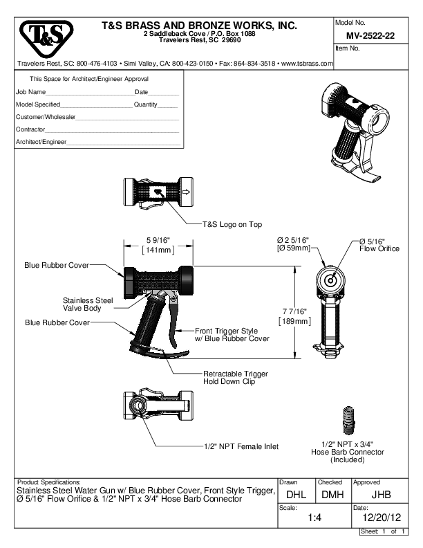 Cutsheet