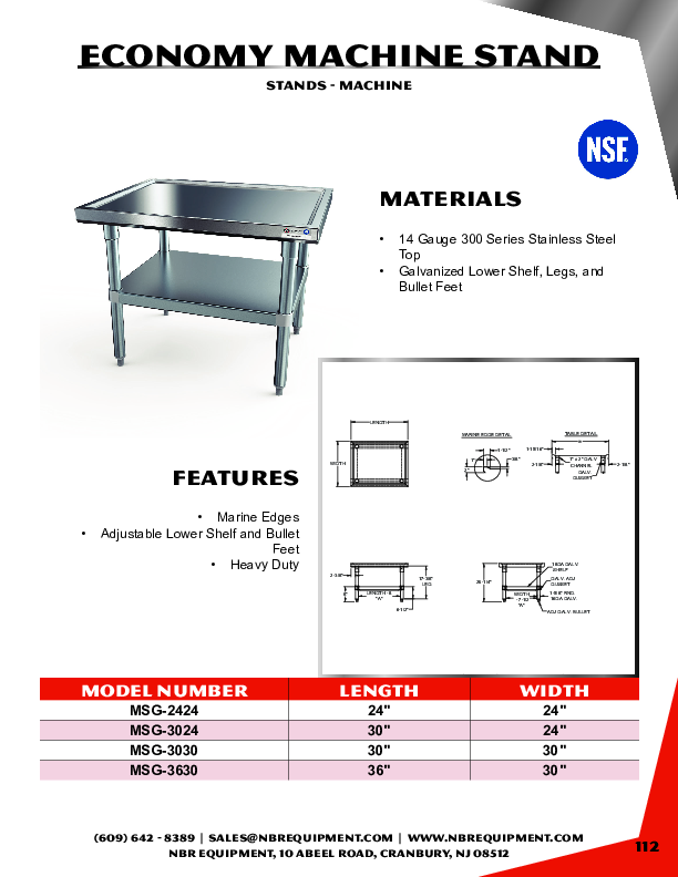 Cutsheet