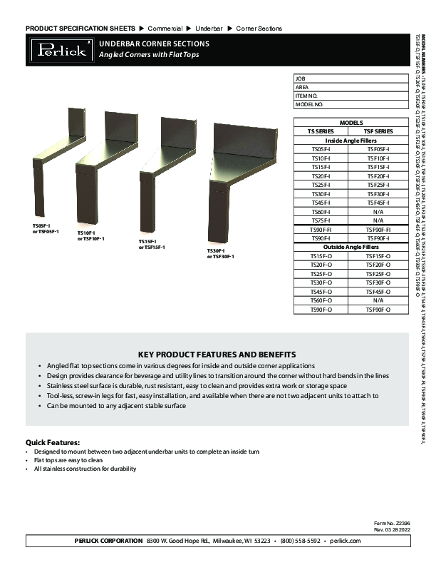 Cutsheet