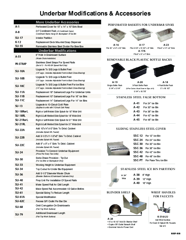 Cutsheet