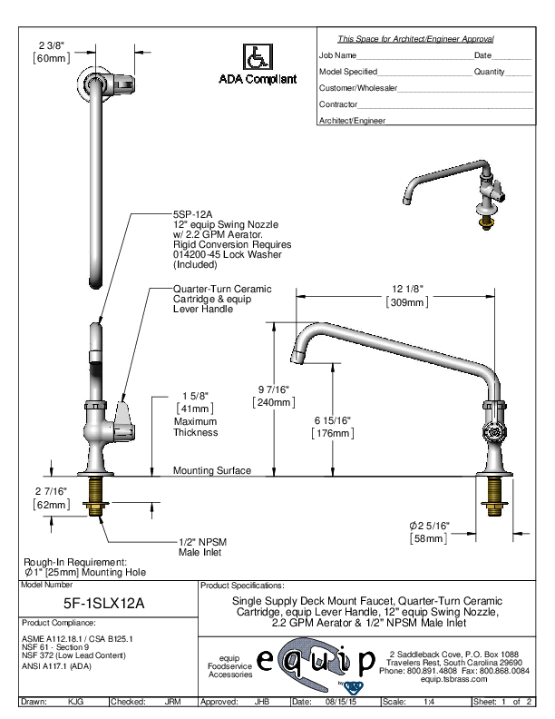 Cutsheet