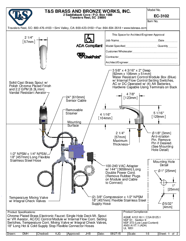 Cutsheet