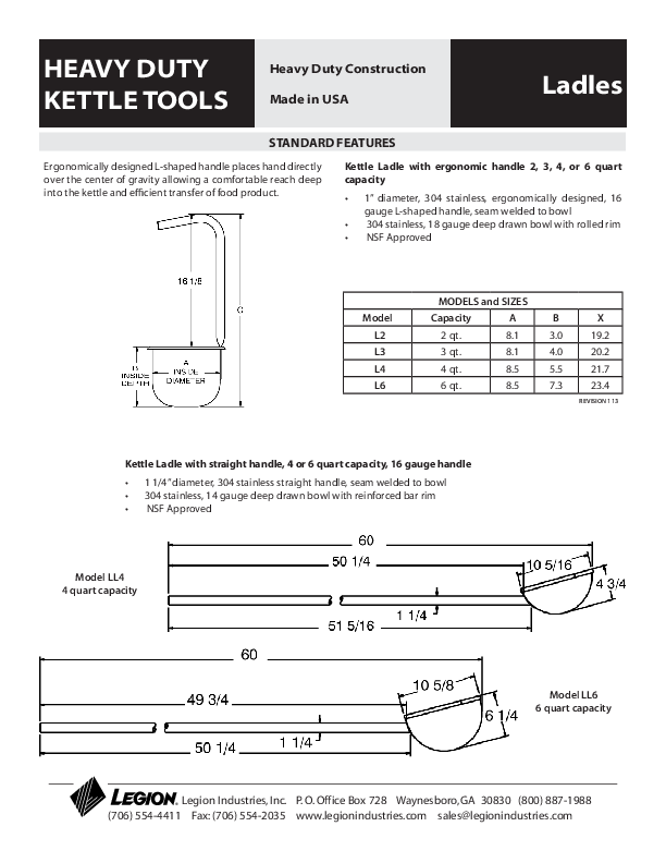 Cutsheet