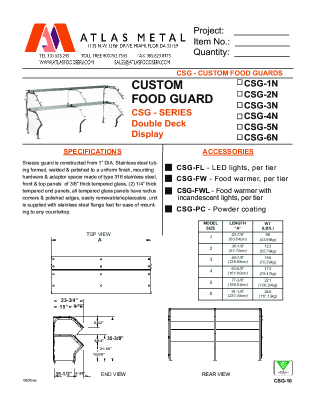 Cutsheet