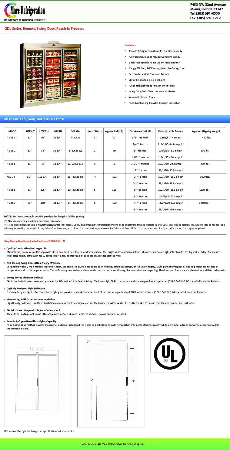 Cutsheet