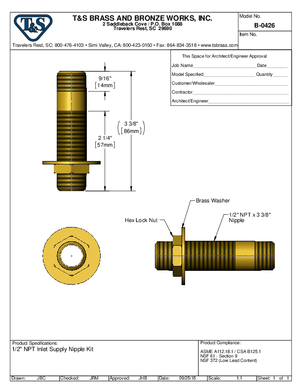 Cutsheet