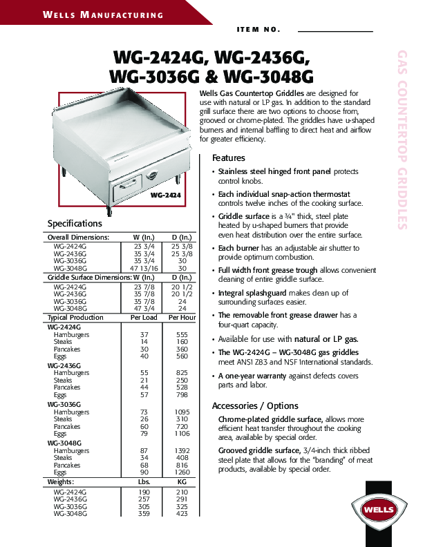 Cutsheet