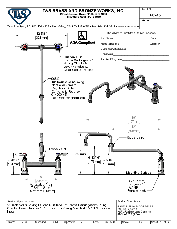 Cutsheet