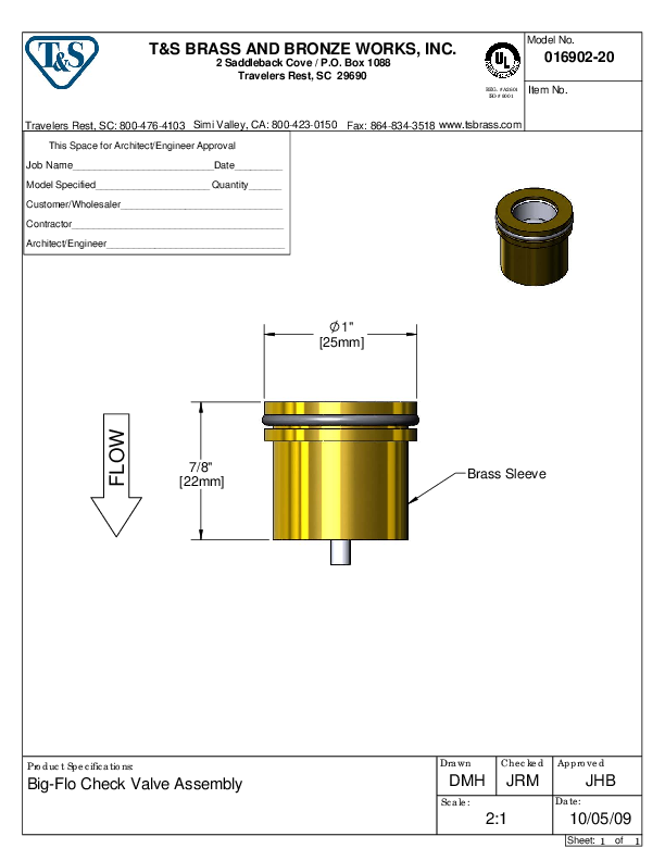 Cutsheet