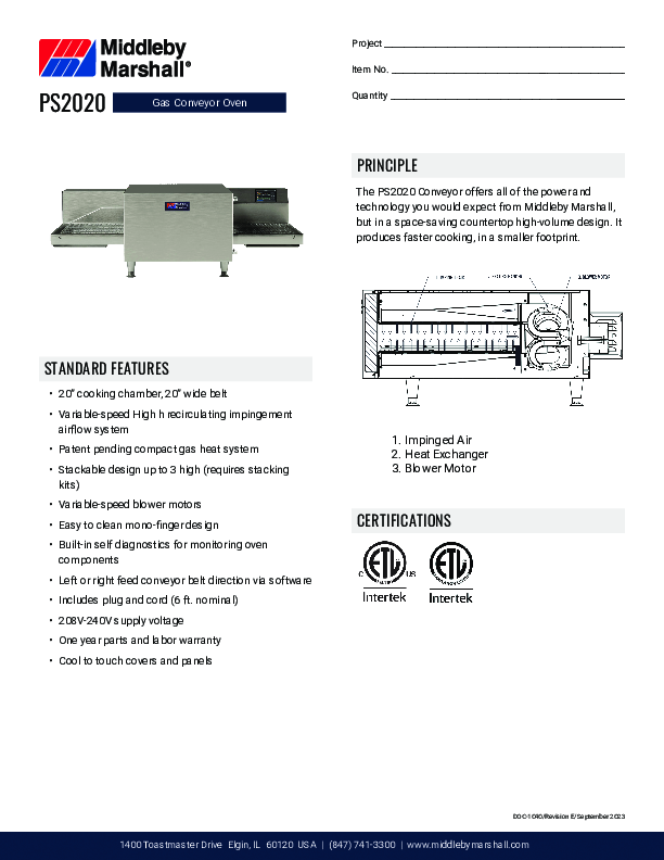 Cutsheet