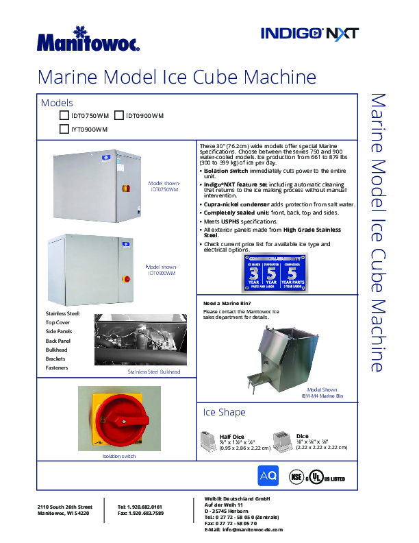 Cutsheet