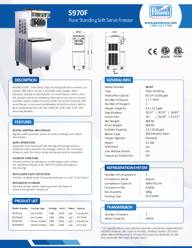 Cutsheet