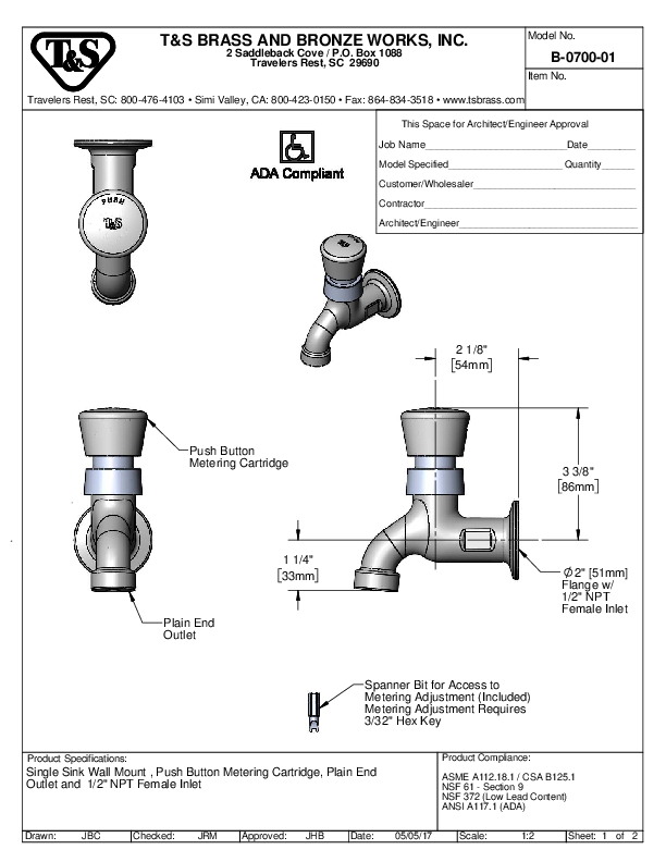 Cutsheet