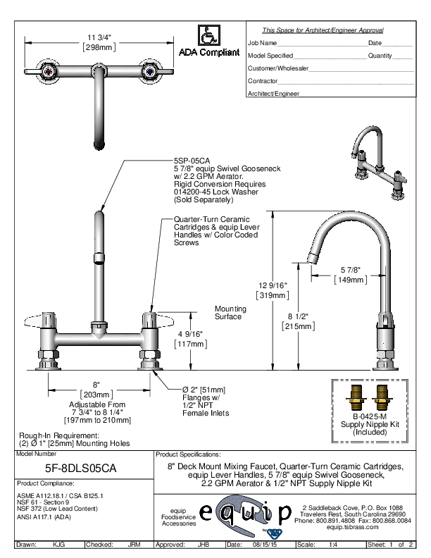 Cutsheet