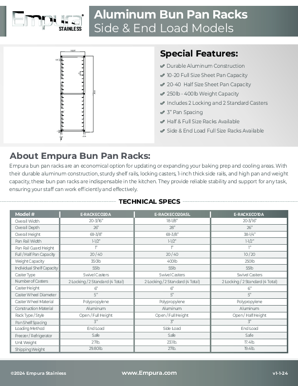 Cutsheet