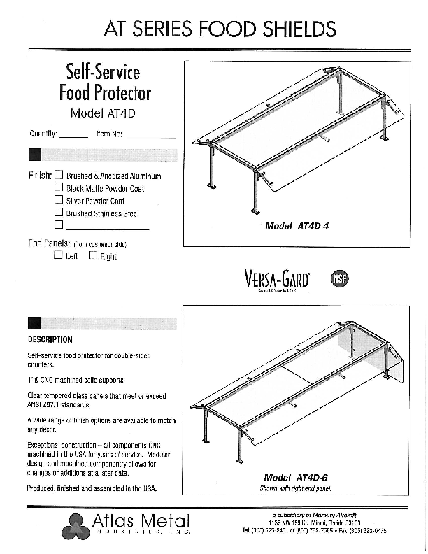 Cutsheet