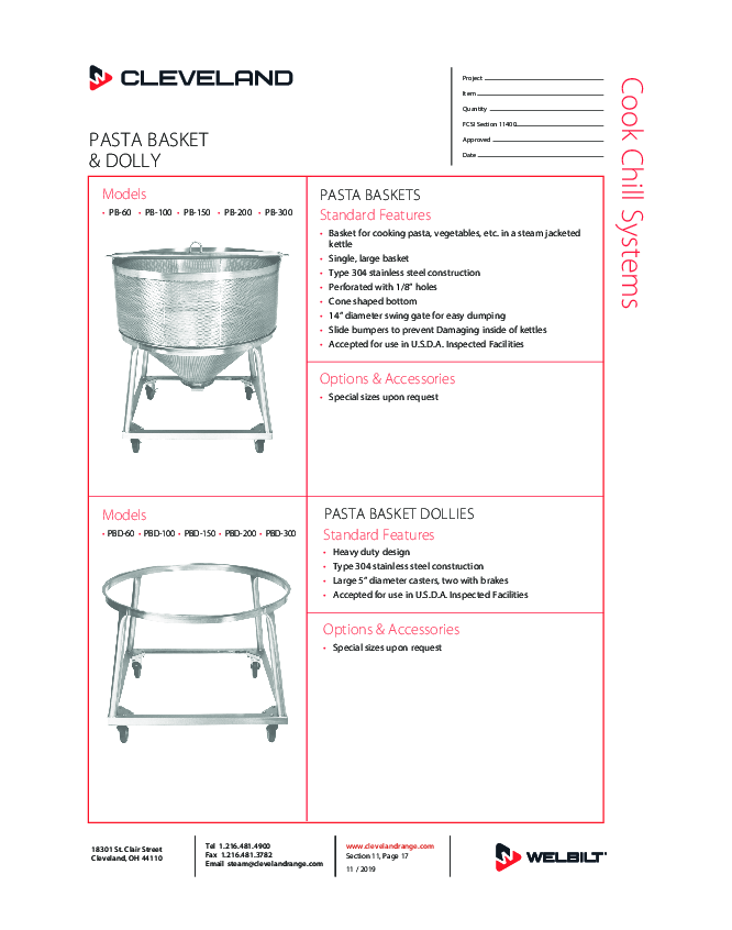 Cutsheet