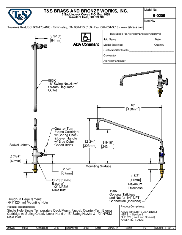 Cutsheet