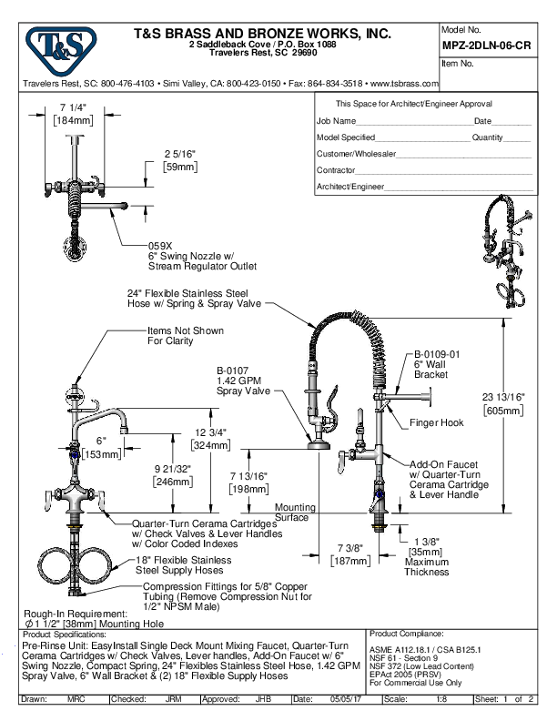 Cutsheet