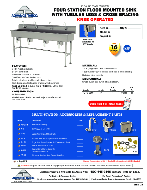 Cutsheet