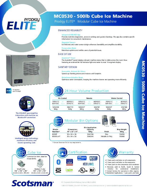 Cutsheet