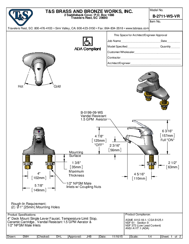 Cutsheet