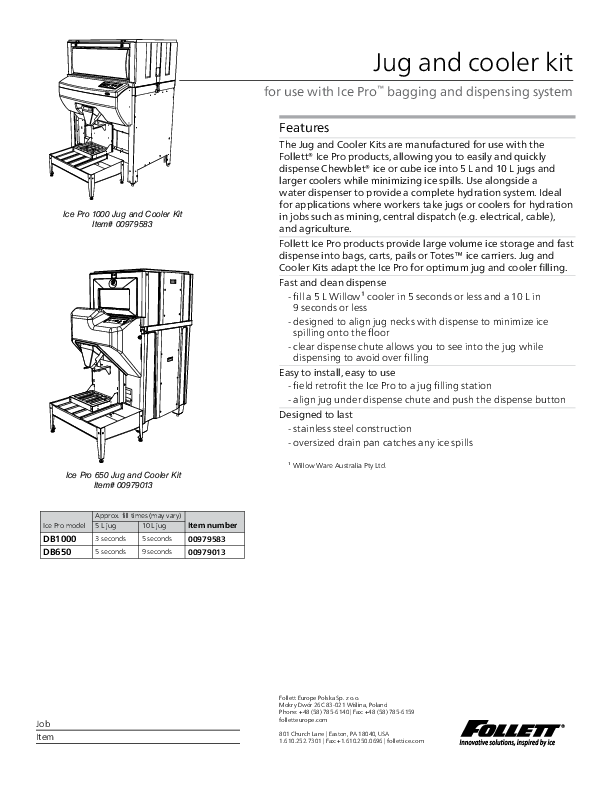 Cutsheet