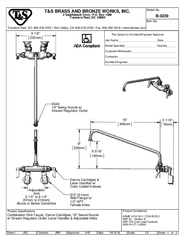 Cutsheet