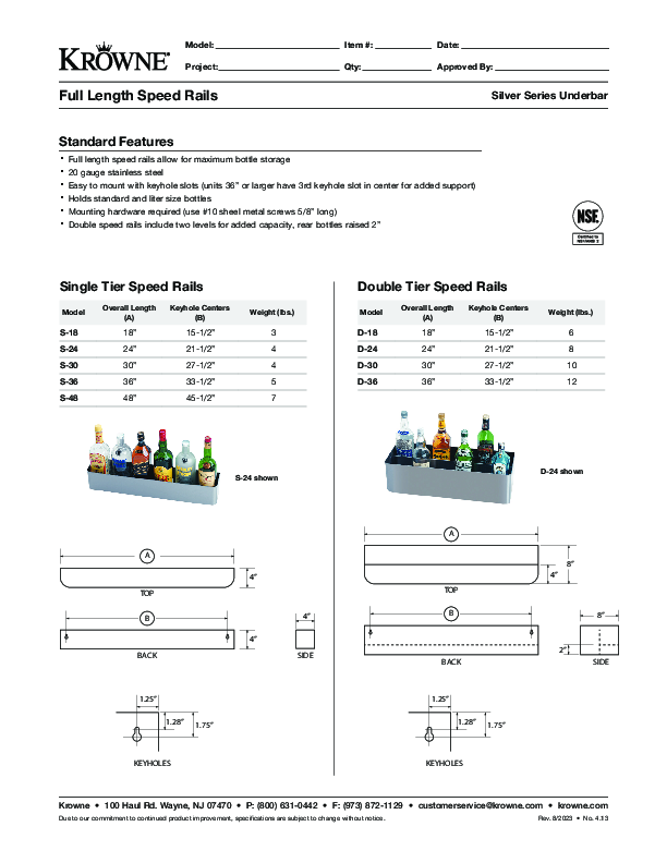 Cutsheet