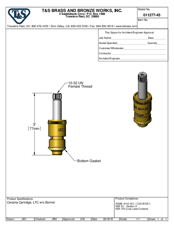 Cutsheet