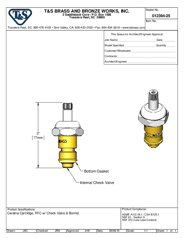 Cutsheet