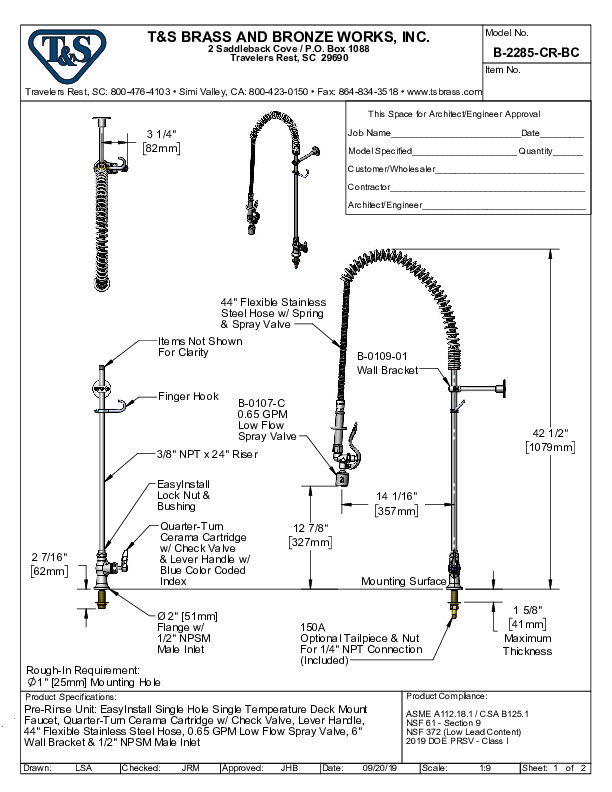 Cutsheet