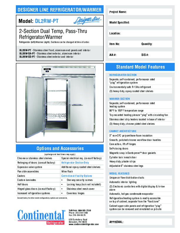 Cutsheet