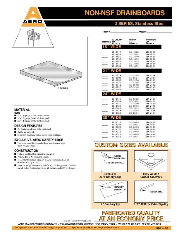 Cutsheet