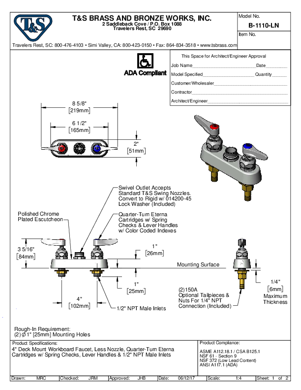 Cutsheet