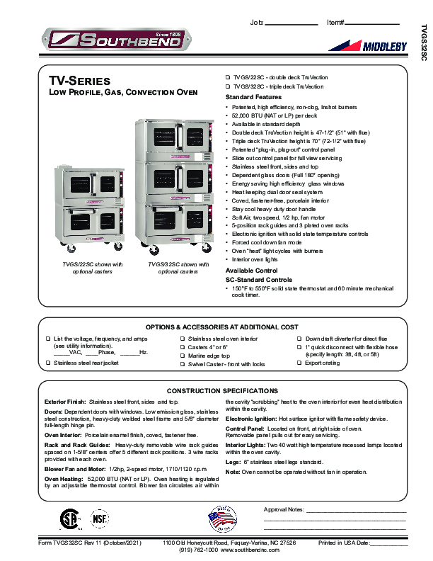 Cutsheet