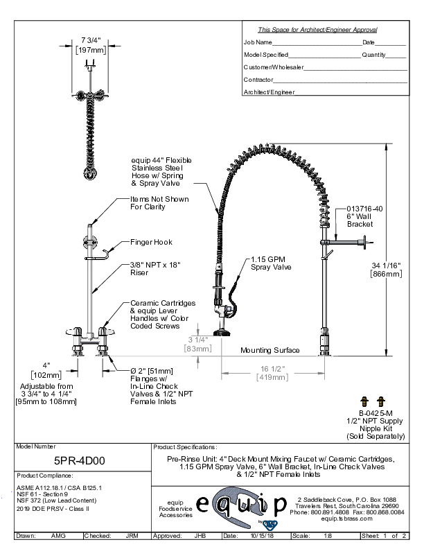 Cutsheet