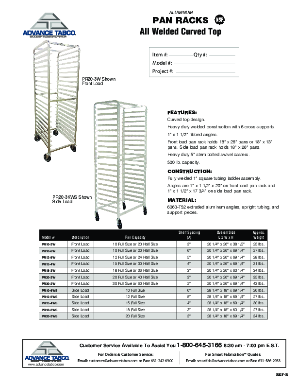 Cutsheet