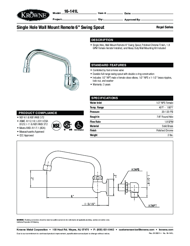 Cutsheet