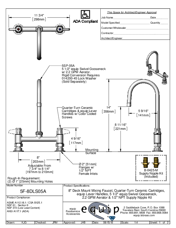 Cutsheet