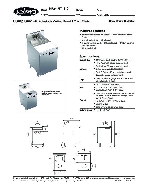 Cutsheet