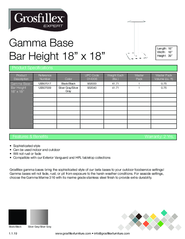 Cutsheet