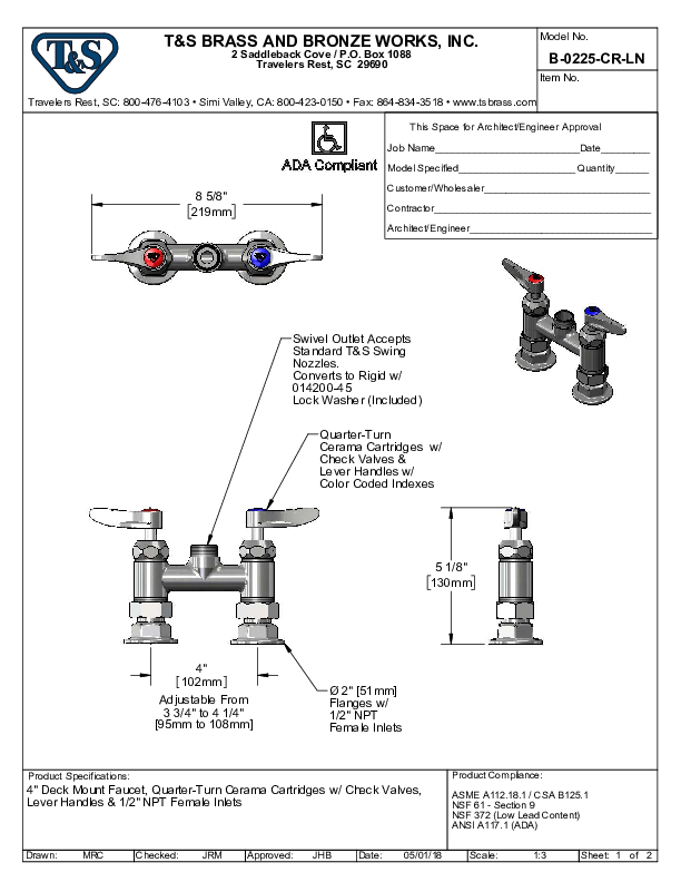 Cutsheet