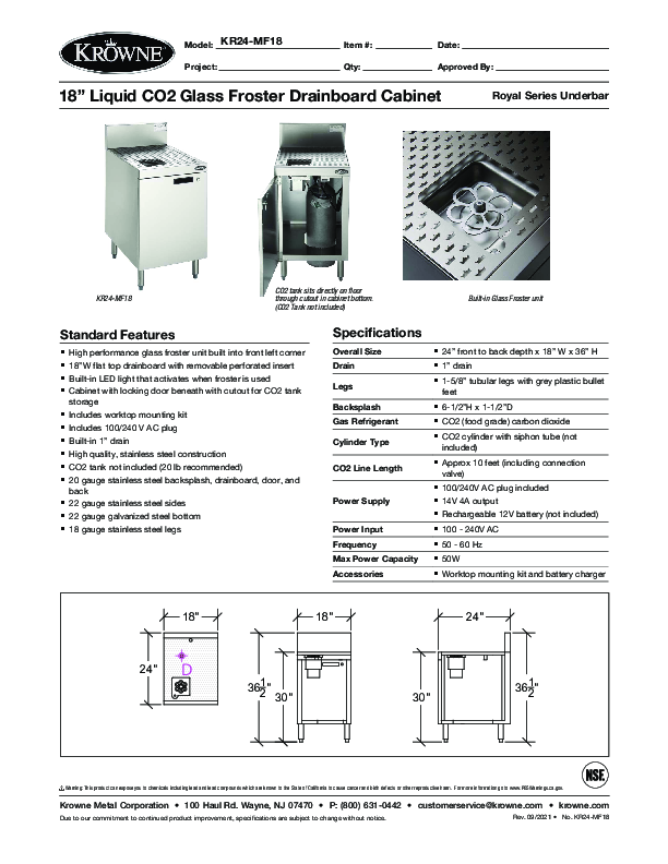 Cutsheet