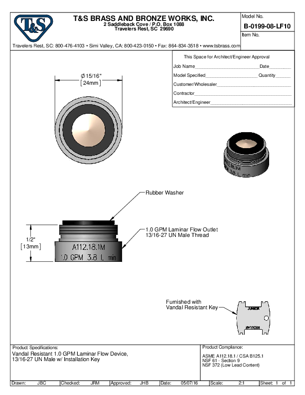 Cutsheet