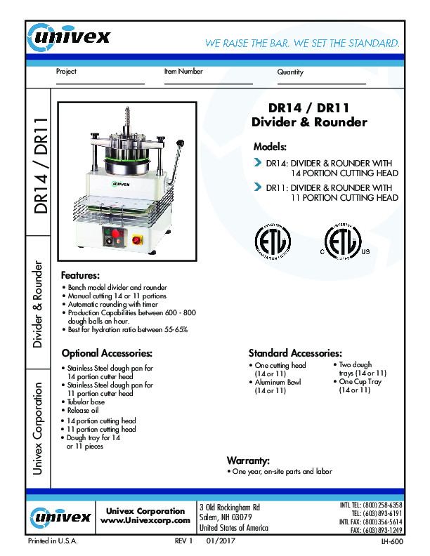 Cutsheet