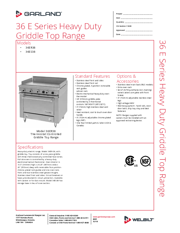 Cutsheet