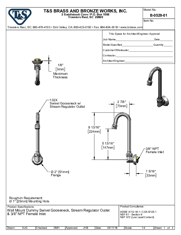 Cutsheet