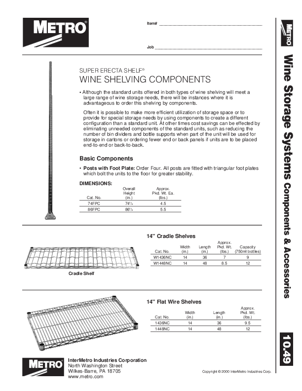 Cutsheet